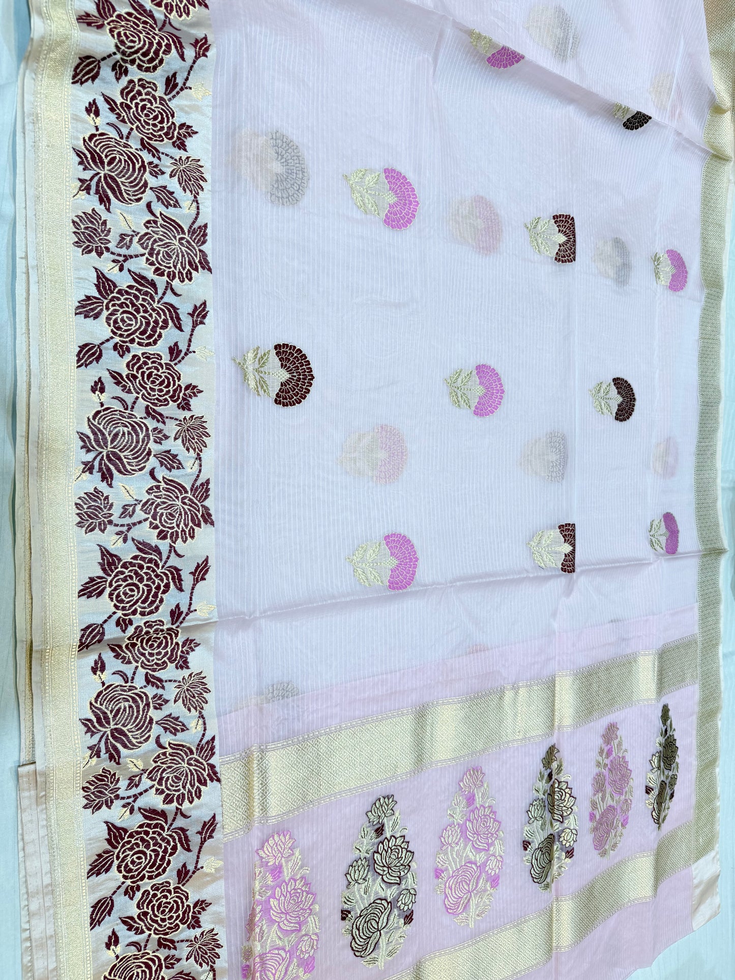 MASTERPIECE BANARASI KATAN SILK KADIYAL