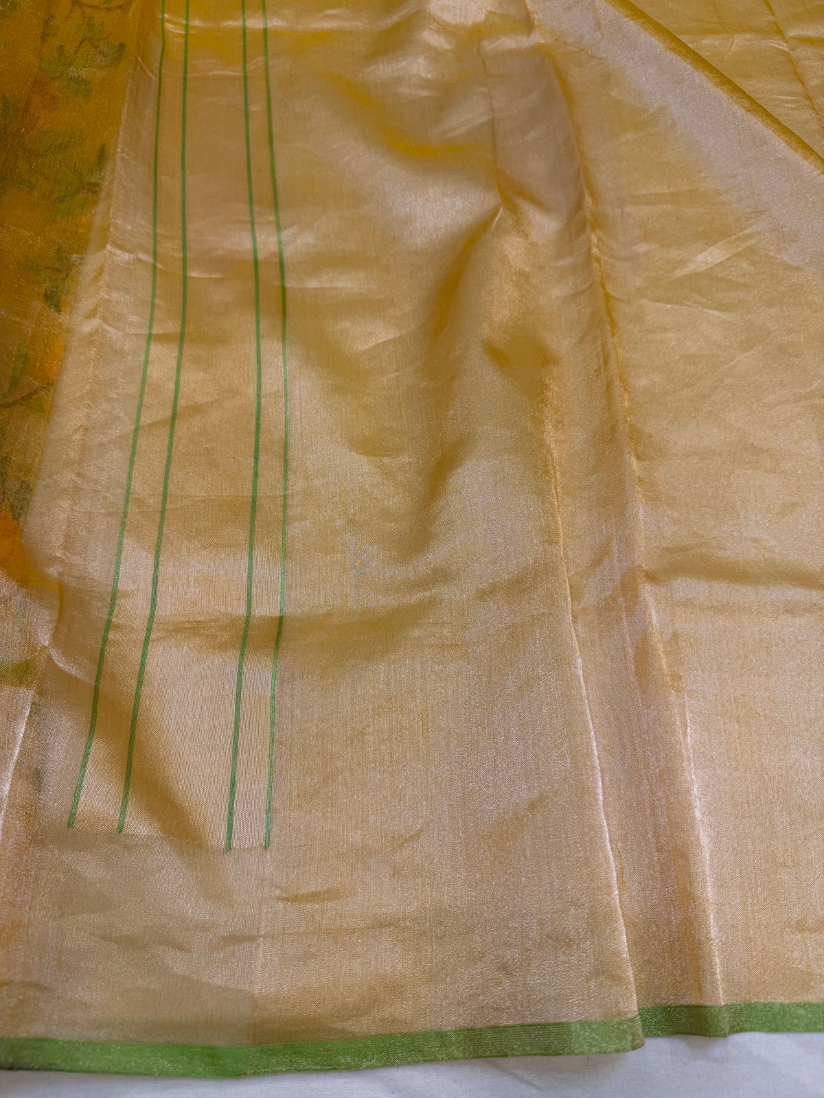 Pure Real Zari Tissue Jamdani Saree – Handwoven Luxury Floral Design with Rich Gold