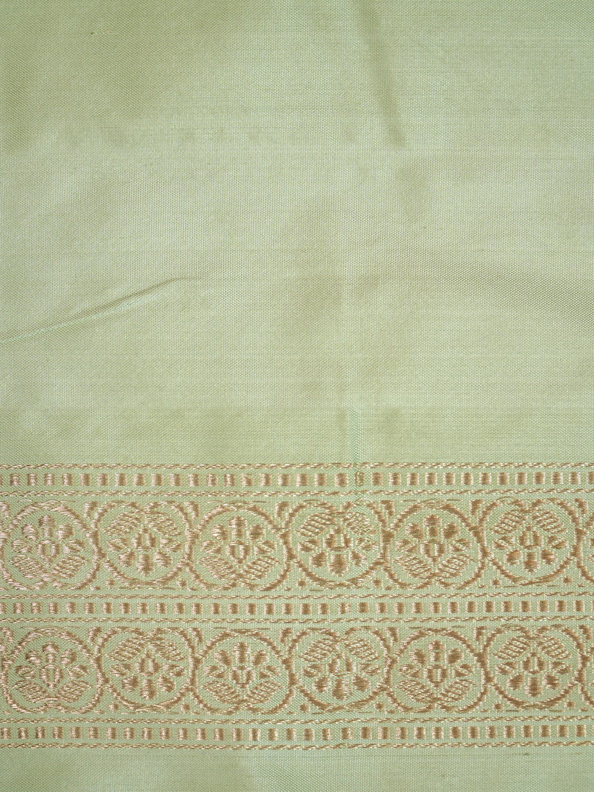 Lavender Pure kora Silk Kadiyal Border Banarasi handwoven Saree