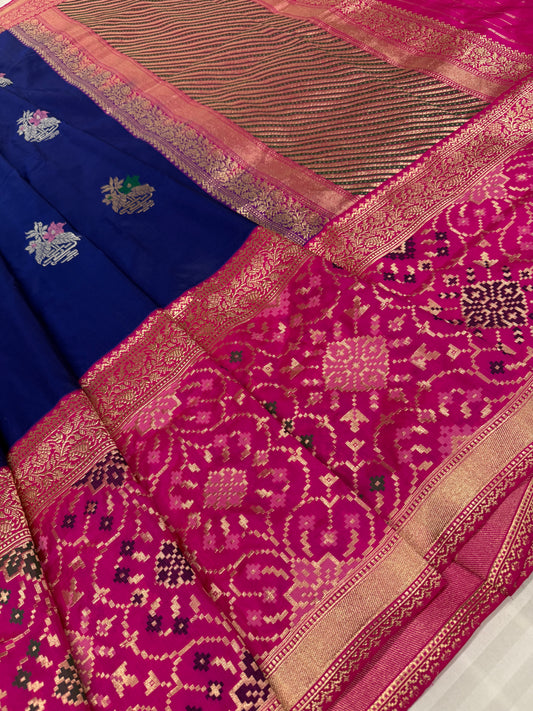 Navi bule kadiyal Silk iskat Handwoven