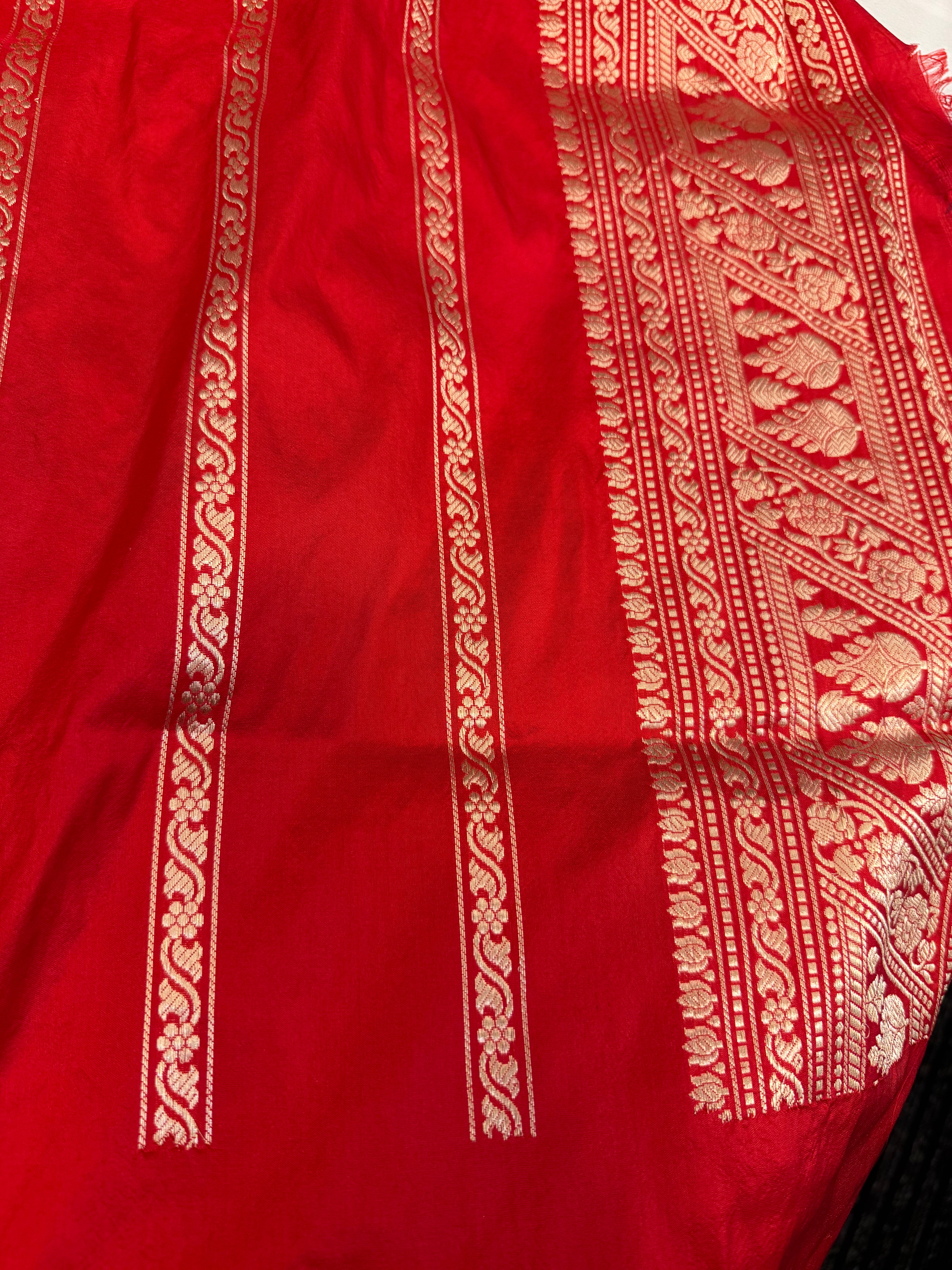 Half-Half katan silk & kora silk kaduwa Jall jangla