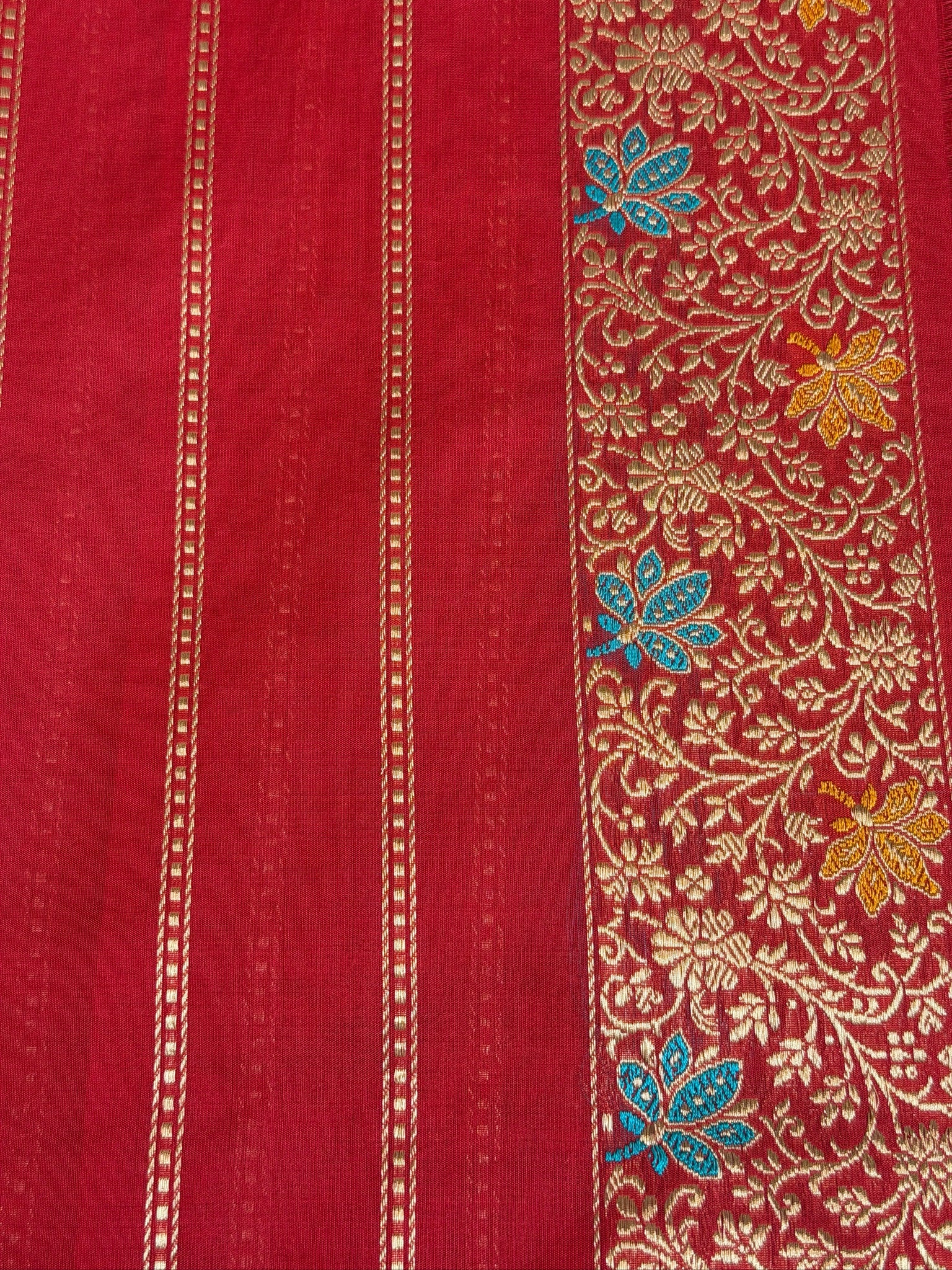 Ash Grey Premium Banarasi Kora Organza Silk Saree – 100% Handwoven | Elegant & Timeless Design