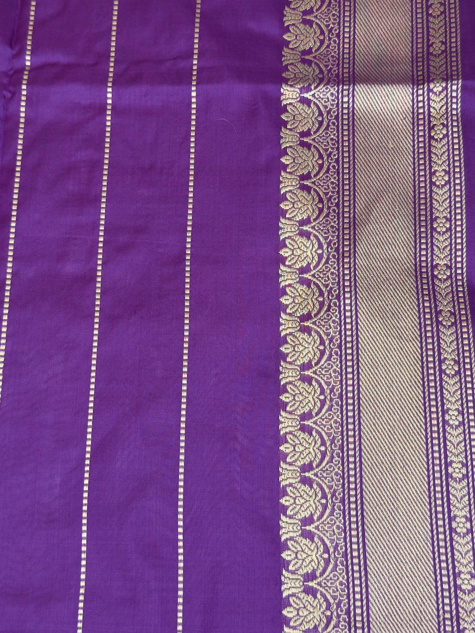 Blush Pink Pure Kadiyal Border Katan Silk Saree with Floral Zari Weaving