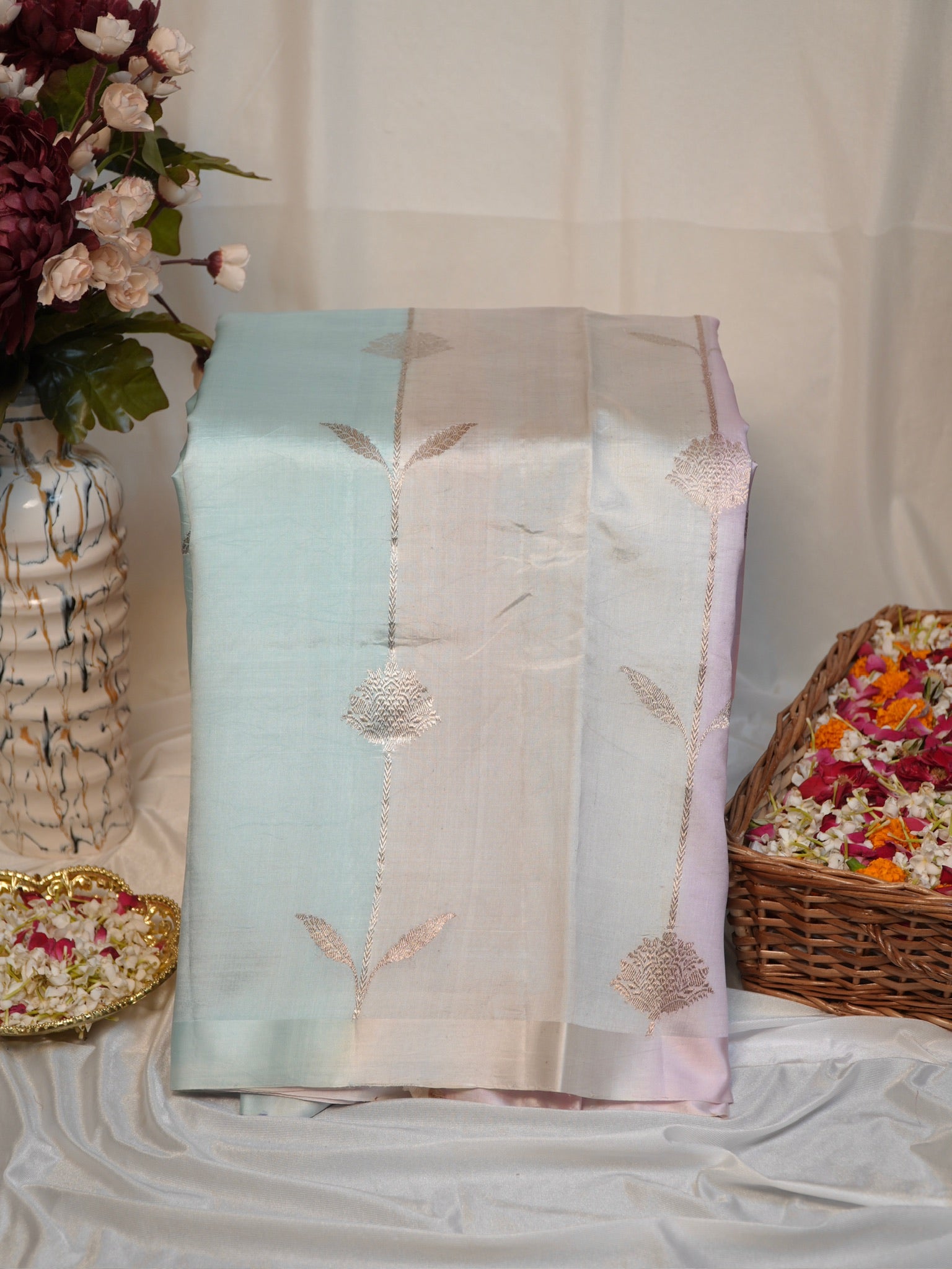 Rangkaat 100% Pure Soft Katan Silk Handwoven Saree