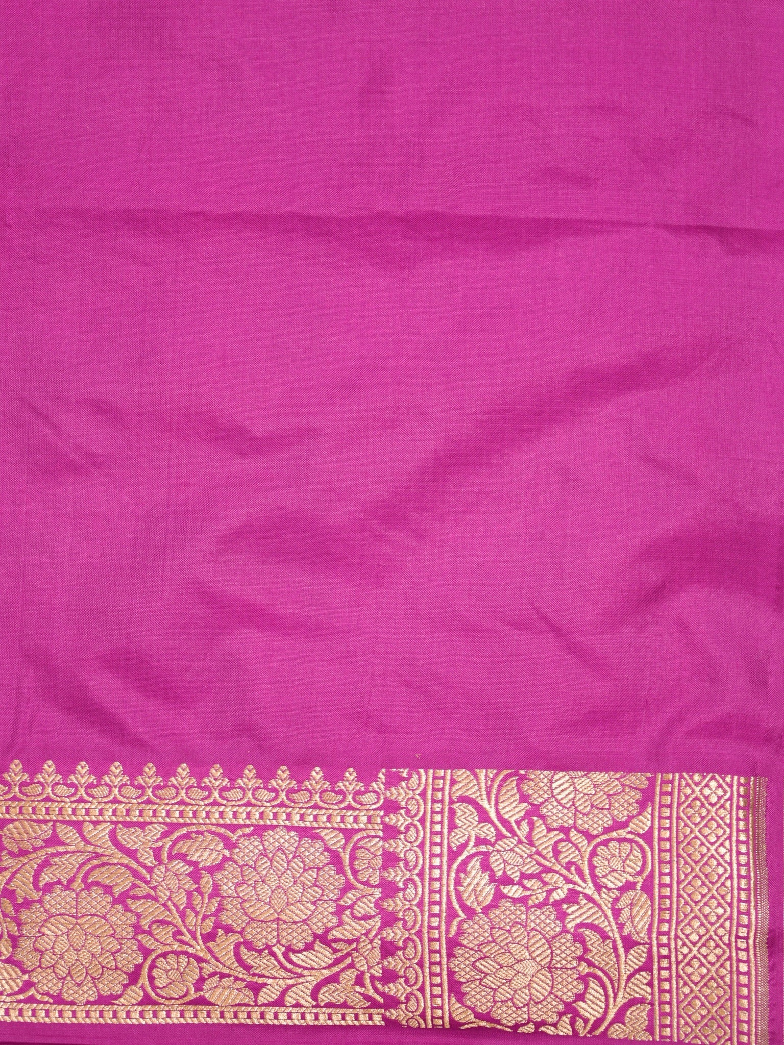 Lavender Pure Katan Silk Saree | Minakari Pattu Style
