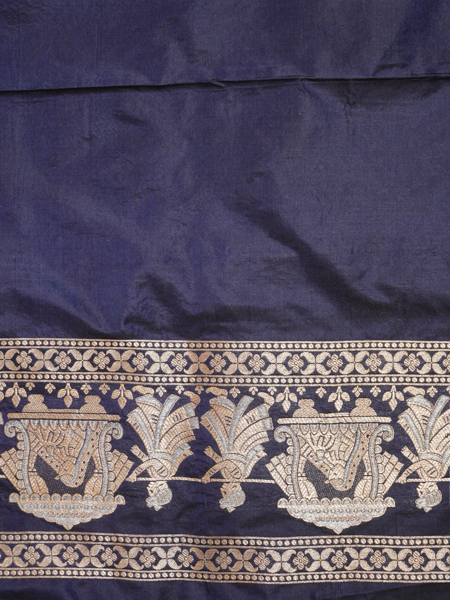 Blue Pure Katan Silk Saree |Pattu Style