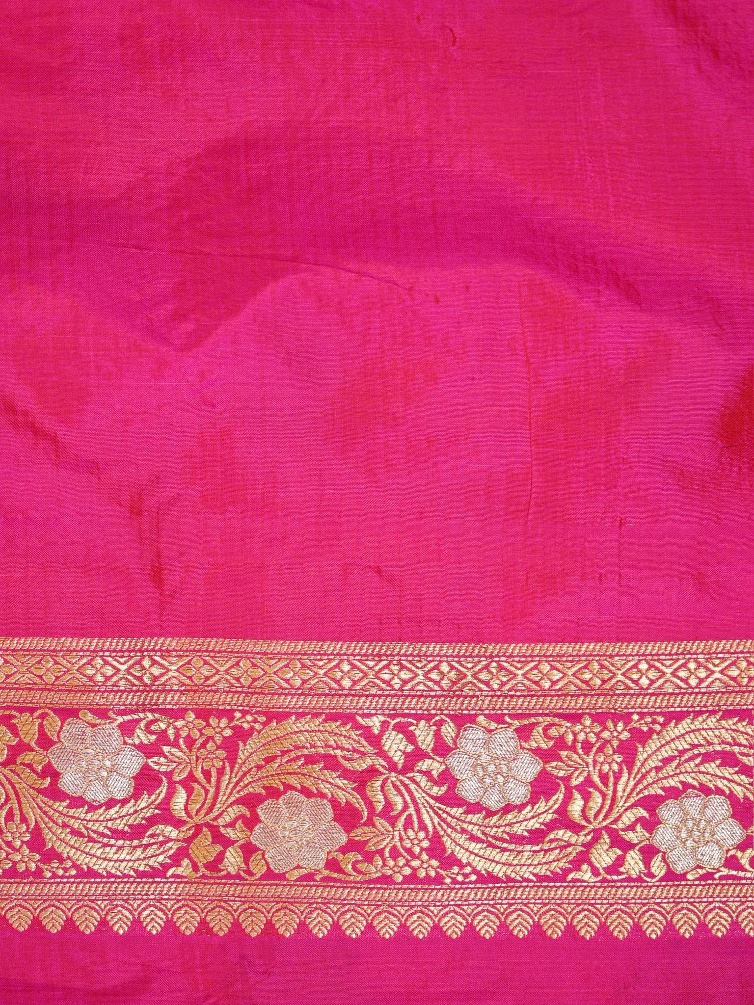 Pink Pure Katan Silk Saree |Minakaari Pattu Style