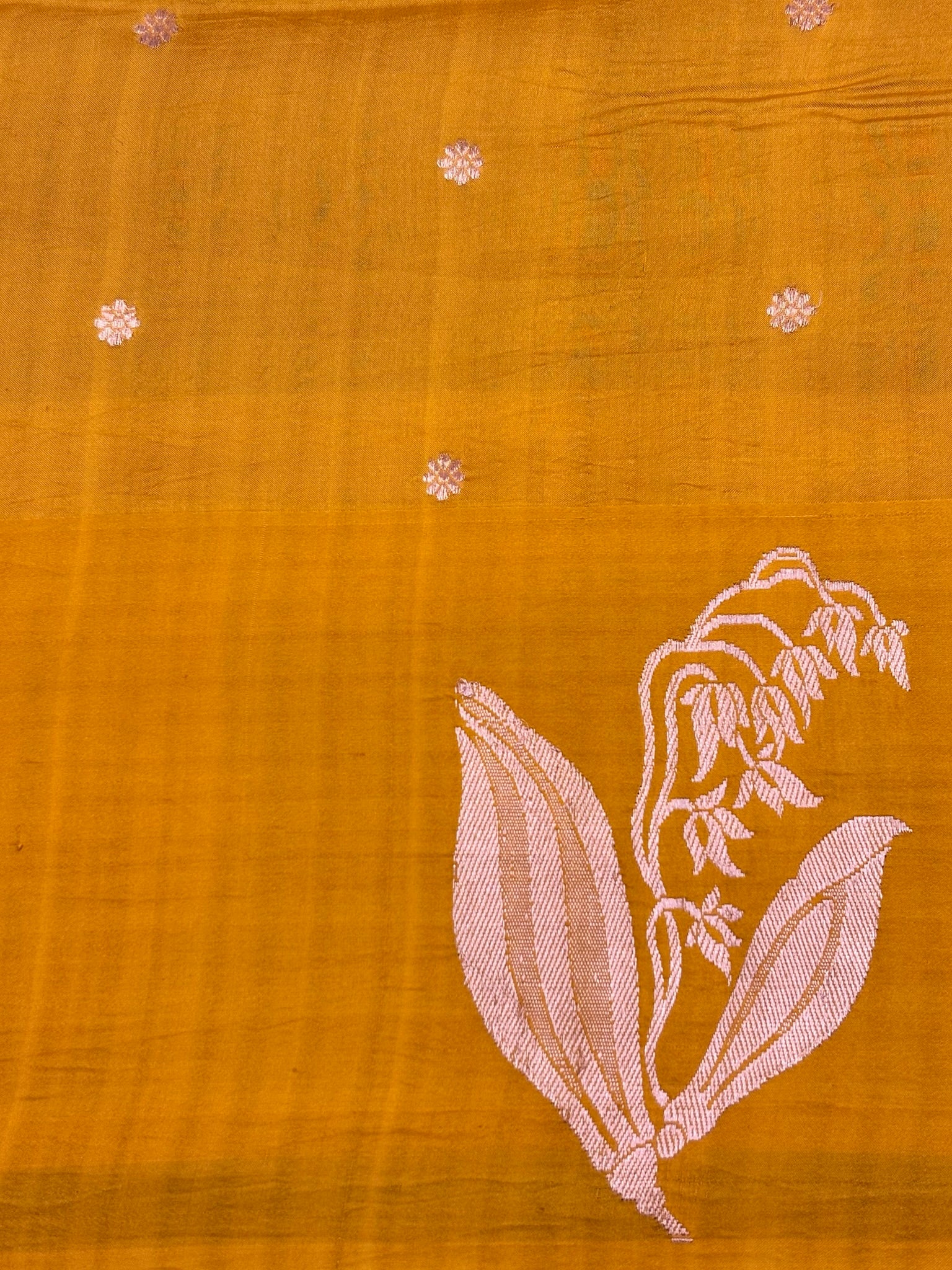 Yellow Premium Banarasi Soft Silk Saree – 100% Handwoven | Elegant & Timeless Design