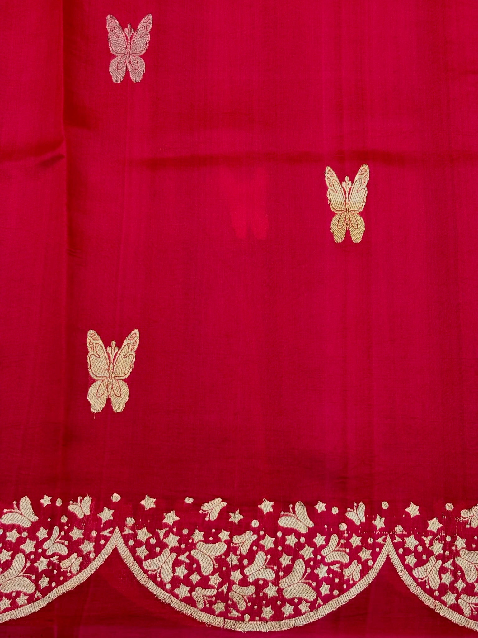 Apple Pink Premium Banarasi Soft Silk Saree – 100% Handwoven | Elegant & Timeless Design