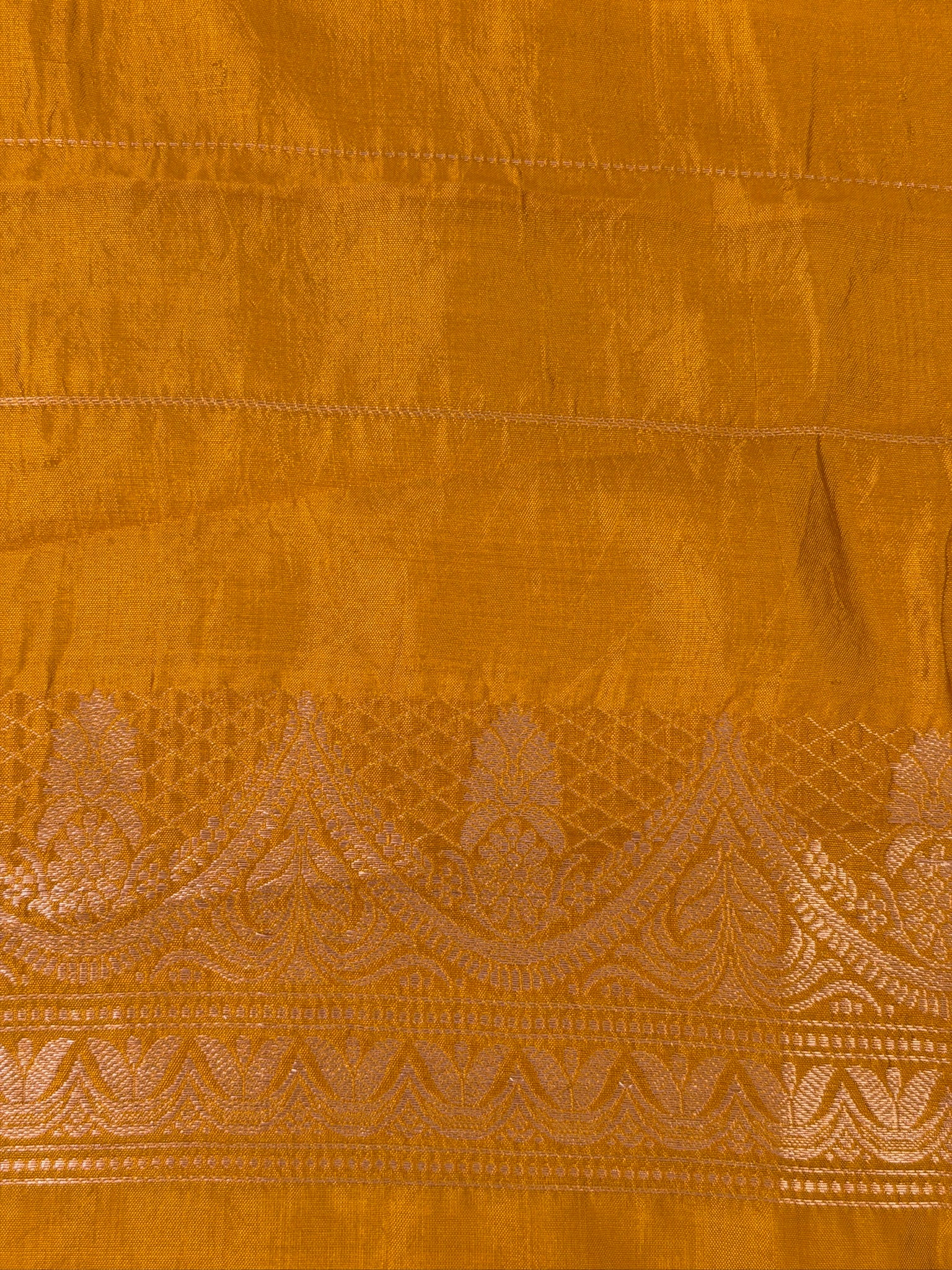 Yellow 100% Pure Soft Katan Silk Handwoven Saree