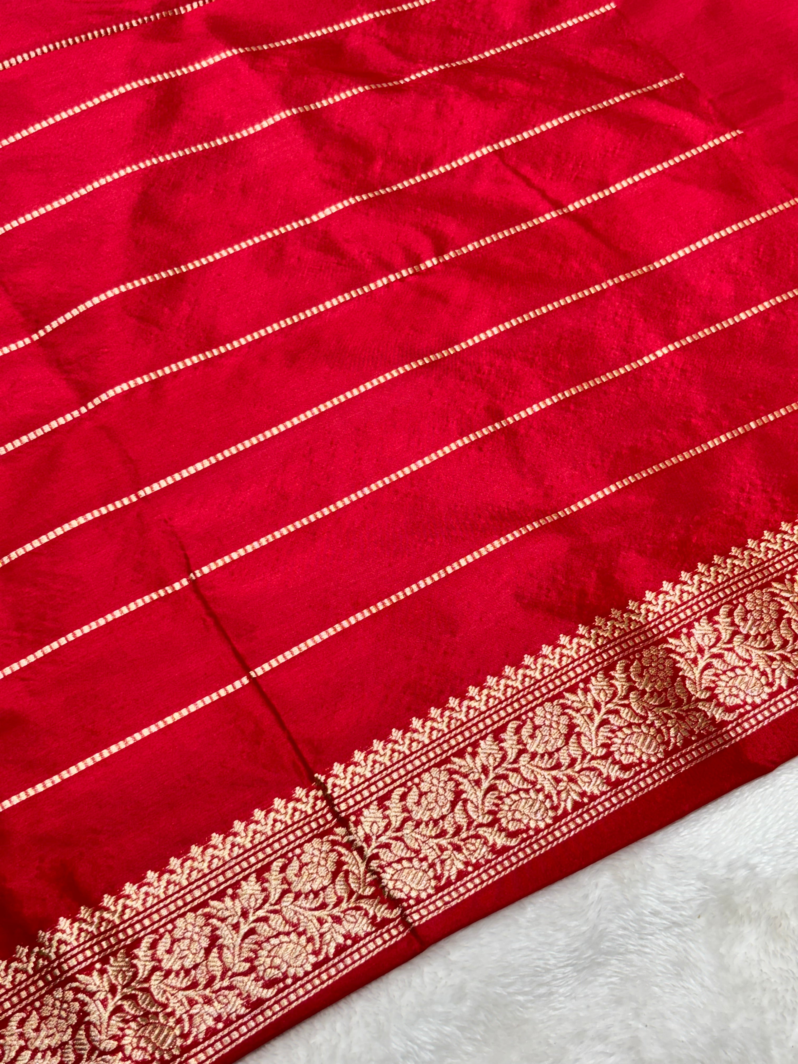 Fresh Pista Green Pure Kora Silk handwoven Saree