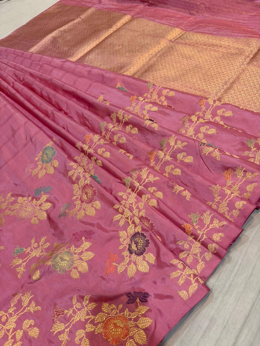 Gajree Kora Silk Kadhua Tilfi Mina Skirt Kadhua Check Body