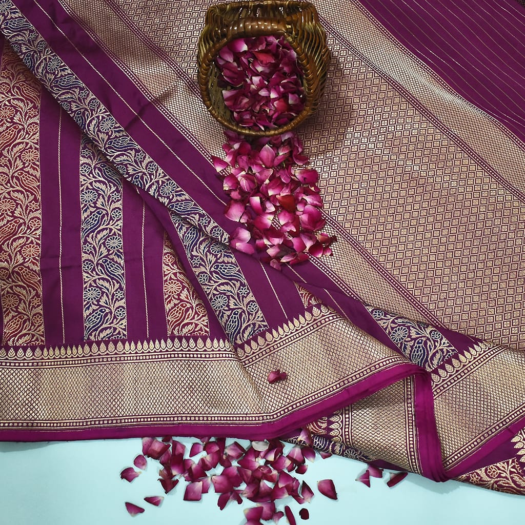 Banarasi Silk Handloom Shikargha Saree