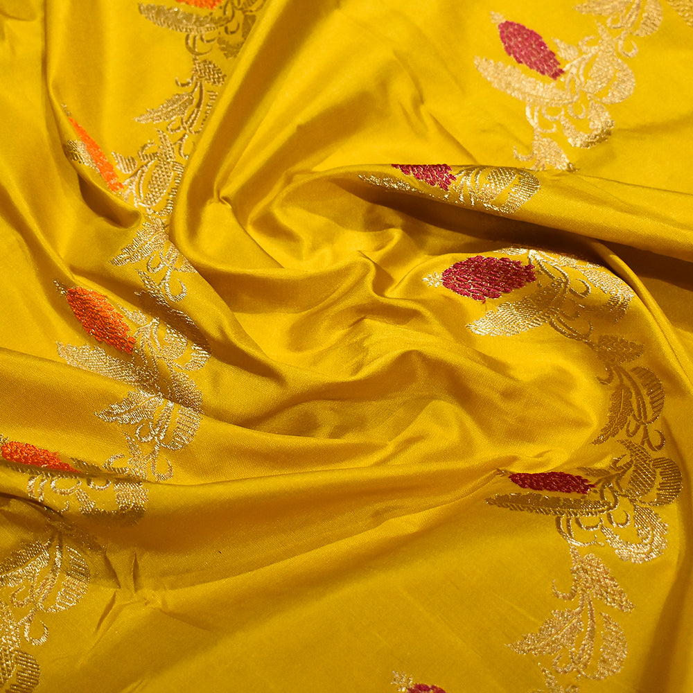 Pure Handloom Shikargha Banarasi Silk Saree
