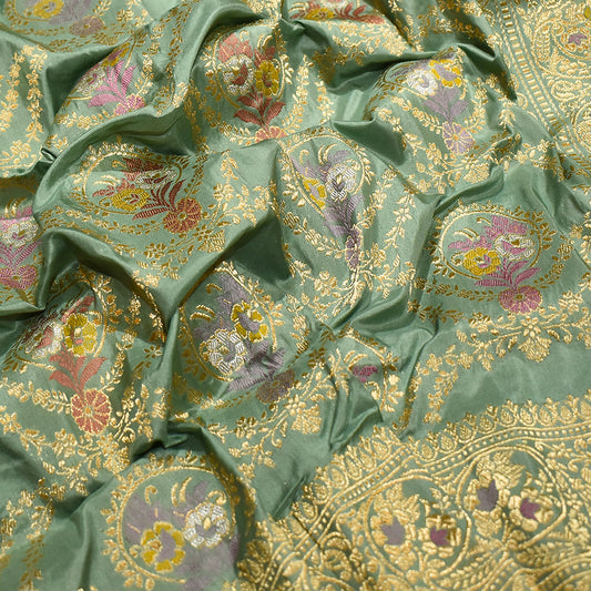 Handloom Banarasi Katan Silk Kadhua Sarees