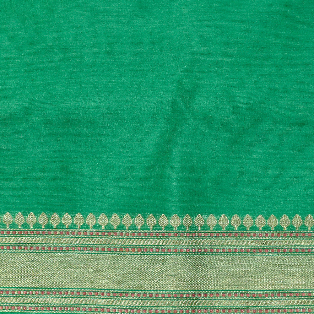 Pure Kora Silk Handloom Banarasi Jogiya Saree