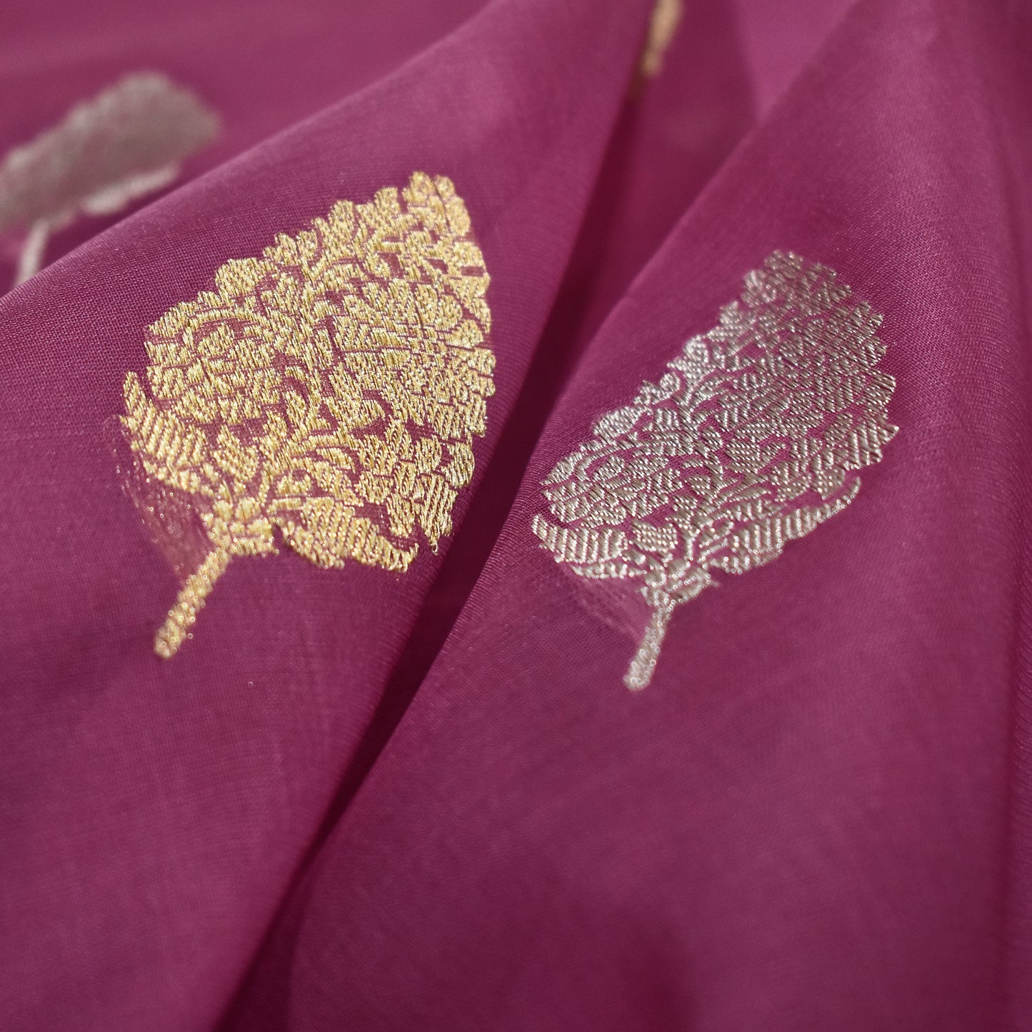Pure Banarasi Kora Handloom Silk Saree
