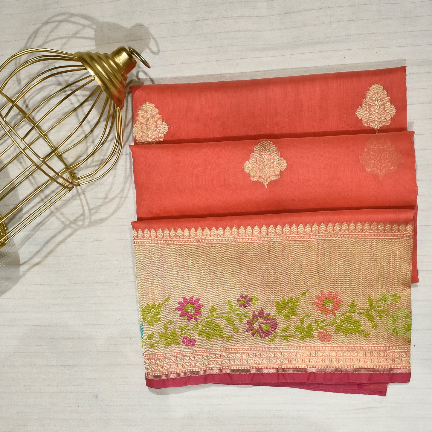 Pure Banarasi Kora Silk Handloom Saree