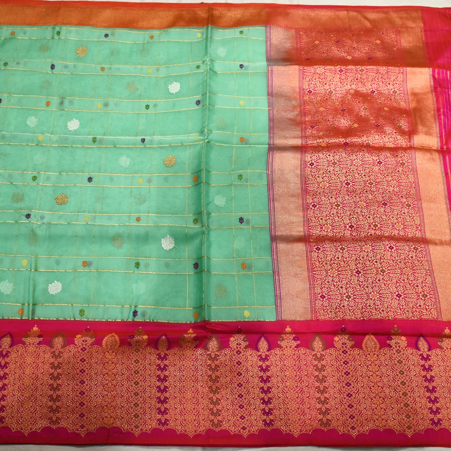 Pure Kora Silk Banarasi Handloom Saree