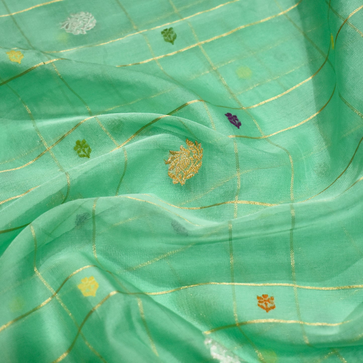 Pure Kora Silk Banarasi Handloom Saree