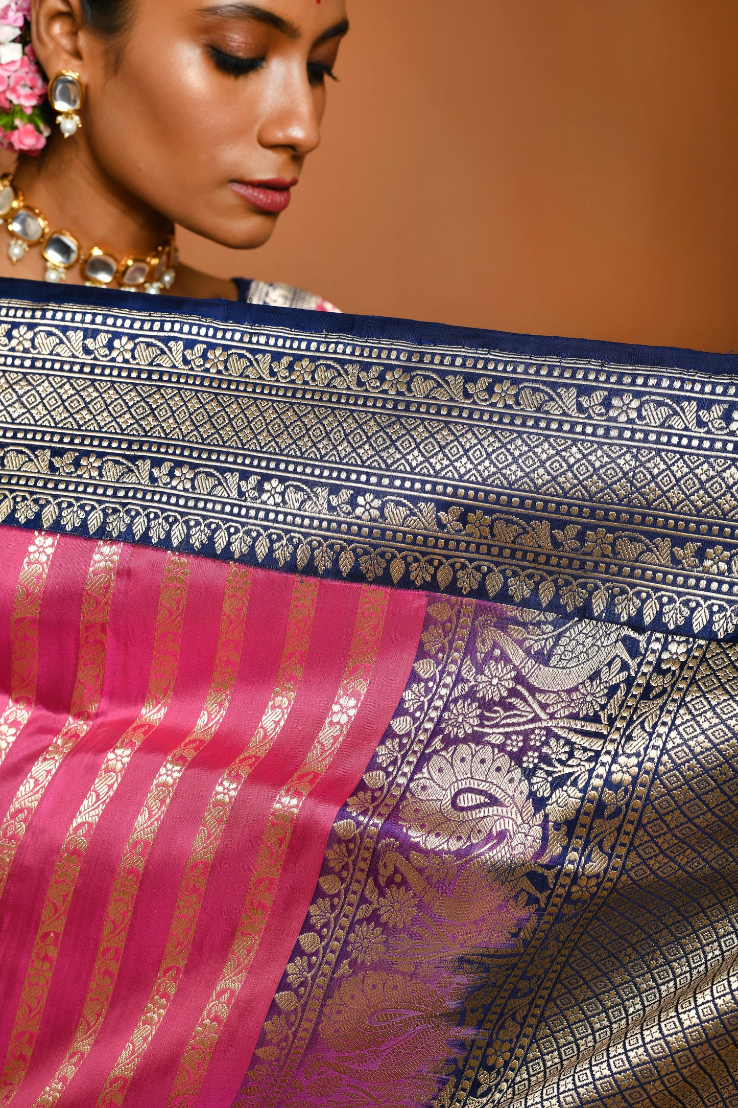 Pure Banarasi Handloom Kadhua Silk Banarasi Saree