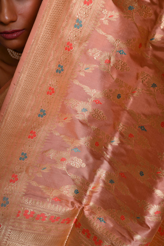 Copy of Tilfi Jangla Banarasi Handloom Katan Silk Saree