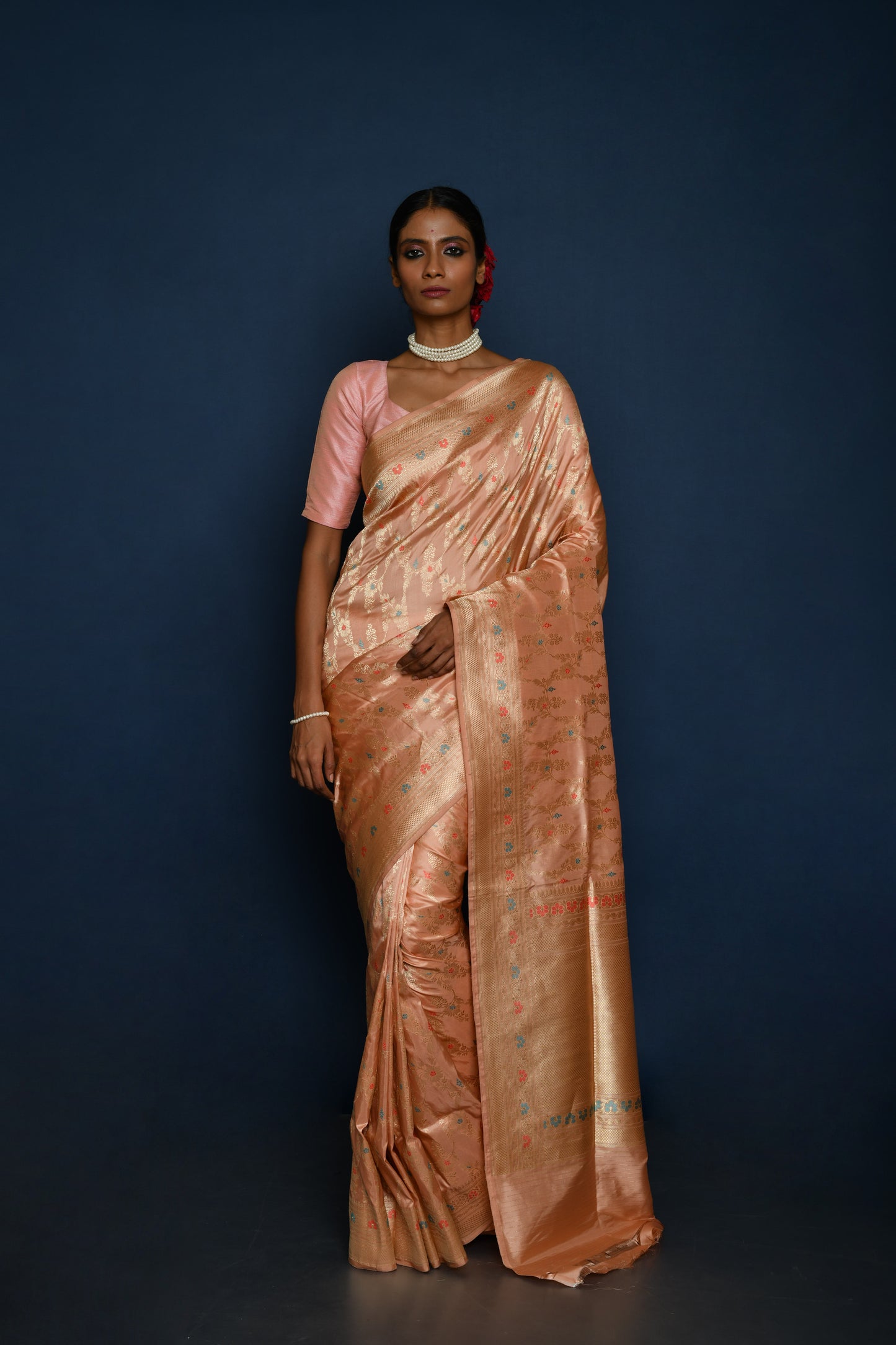 Copy of Tilfi Jangla Banarasi Handloom Katan Silk Saree