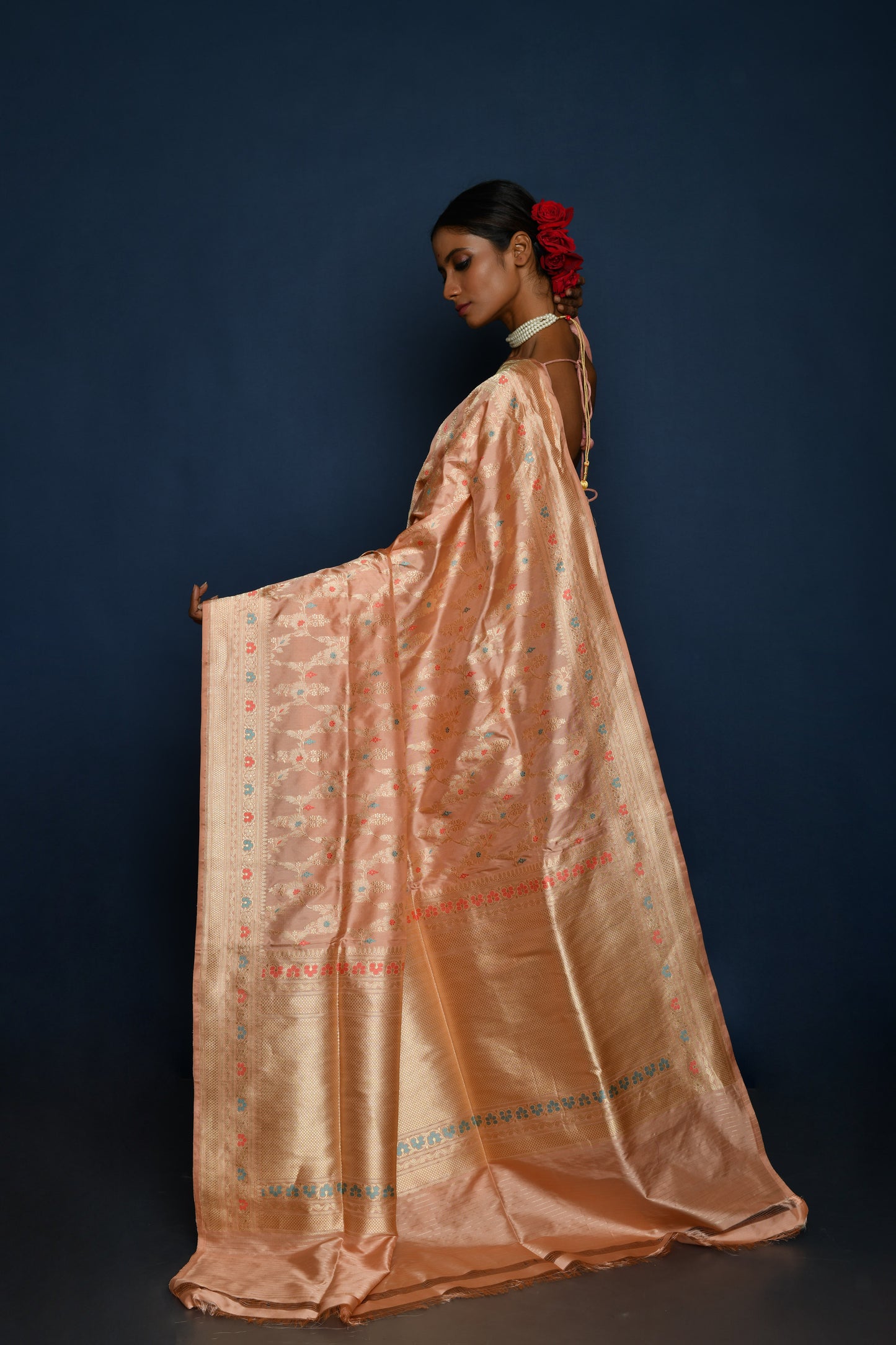 Copy of Tilfi Jangla Banarasi Handloom Katan Silk Saree