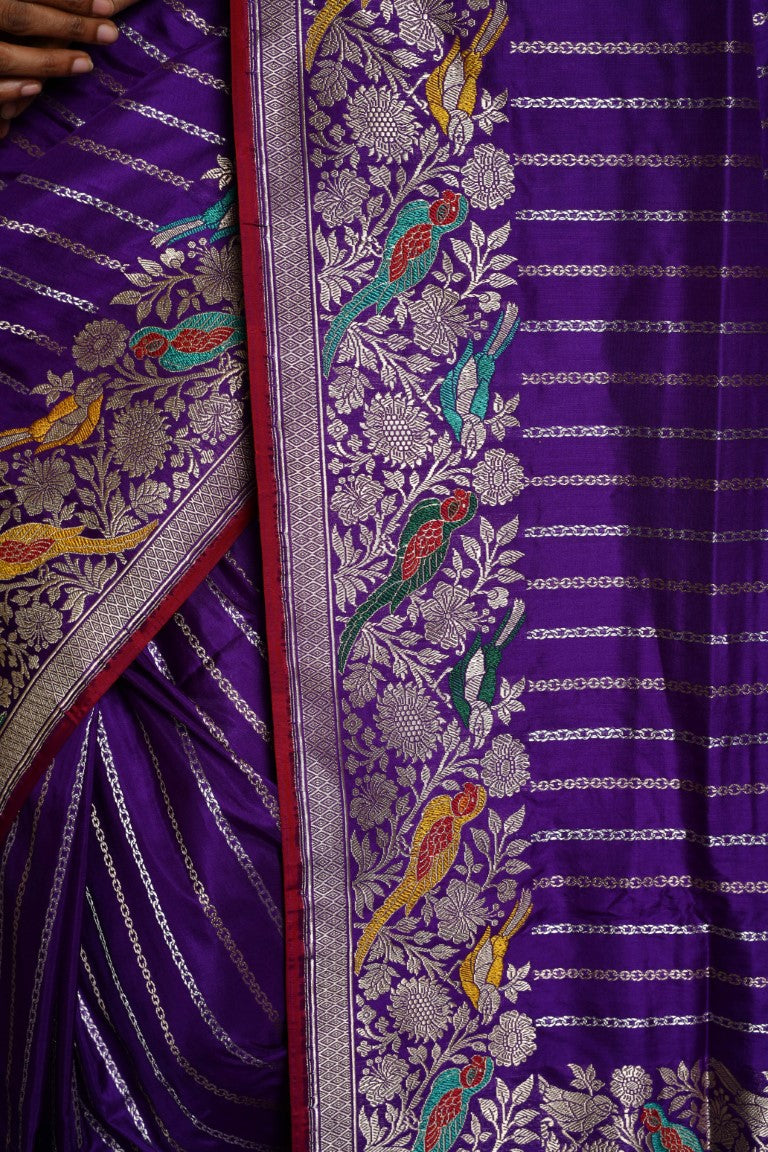 Banarasi Silk Handloom Shikargha Saree