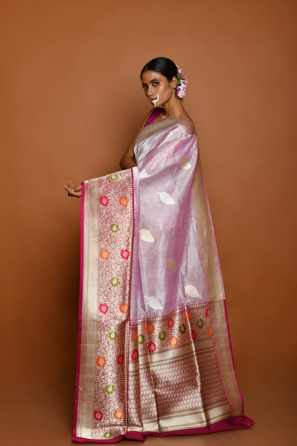 Pure Banarasi Tissue Silk Handloom Saree