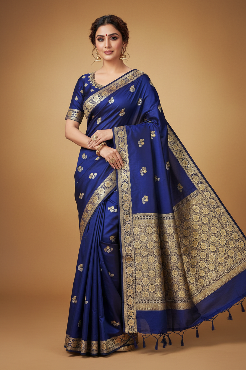 Zari Bootidar Saree
