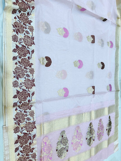 MASTERPIECE BANARASI KATAN SILK KADIYAL