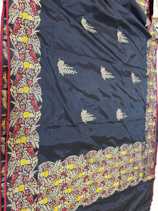 Banarasi Ektra Silk Elegant Border Silk Handloom Saree