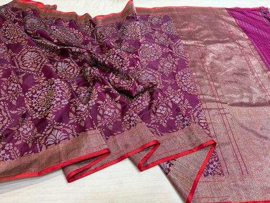Handpicked Ektara silk Realzari jamdani