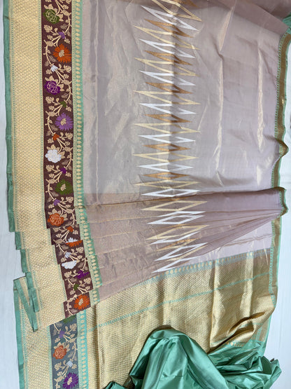 Desginer Tissu Banarasi silk kaduwa saree