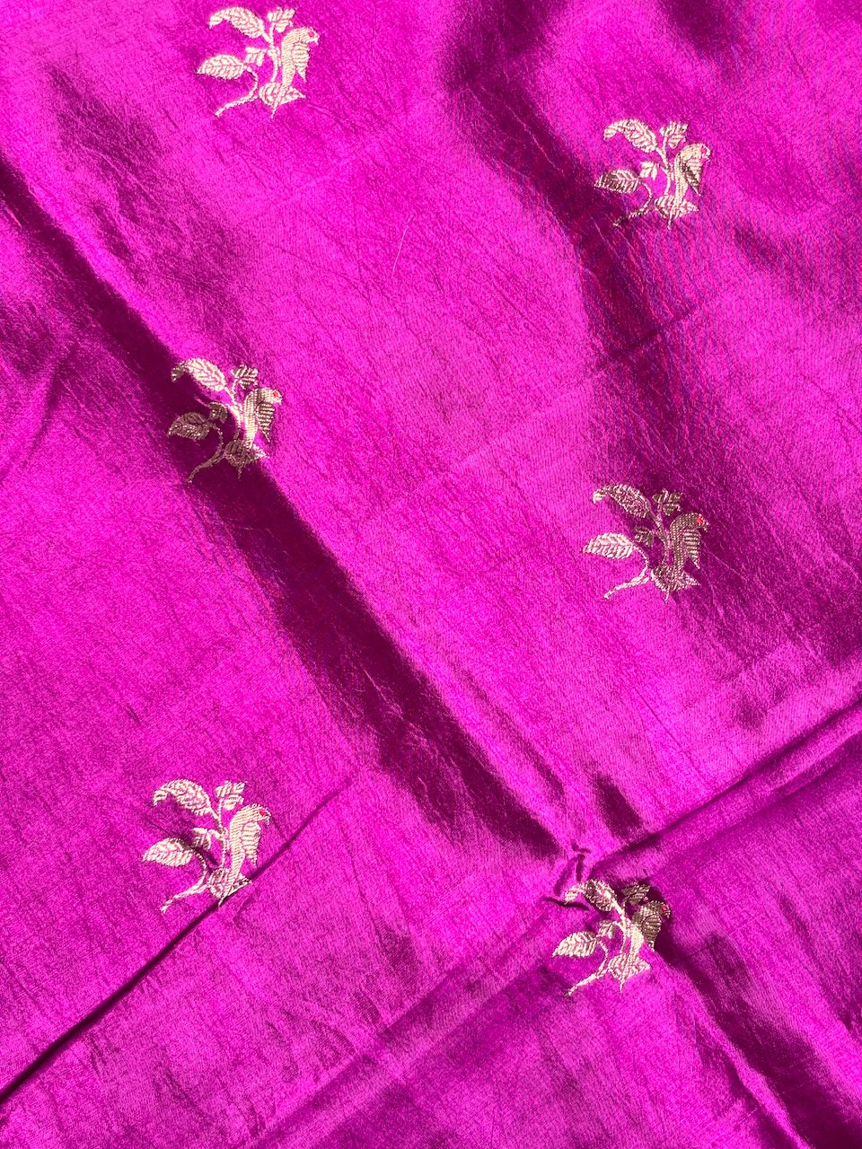 Rani Wine Purple Banarasi Pure Puna Silk Saree