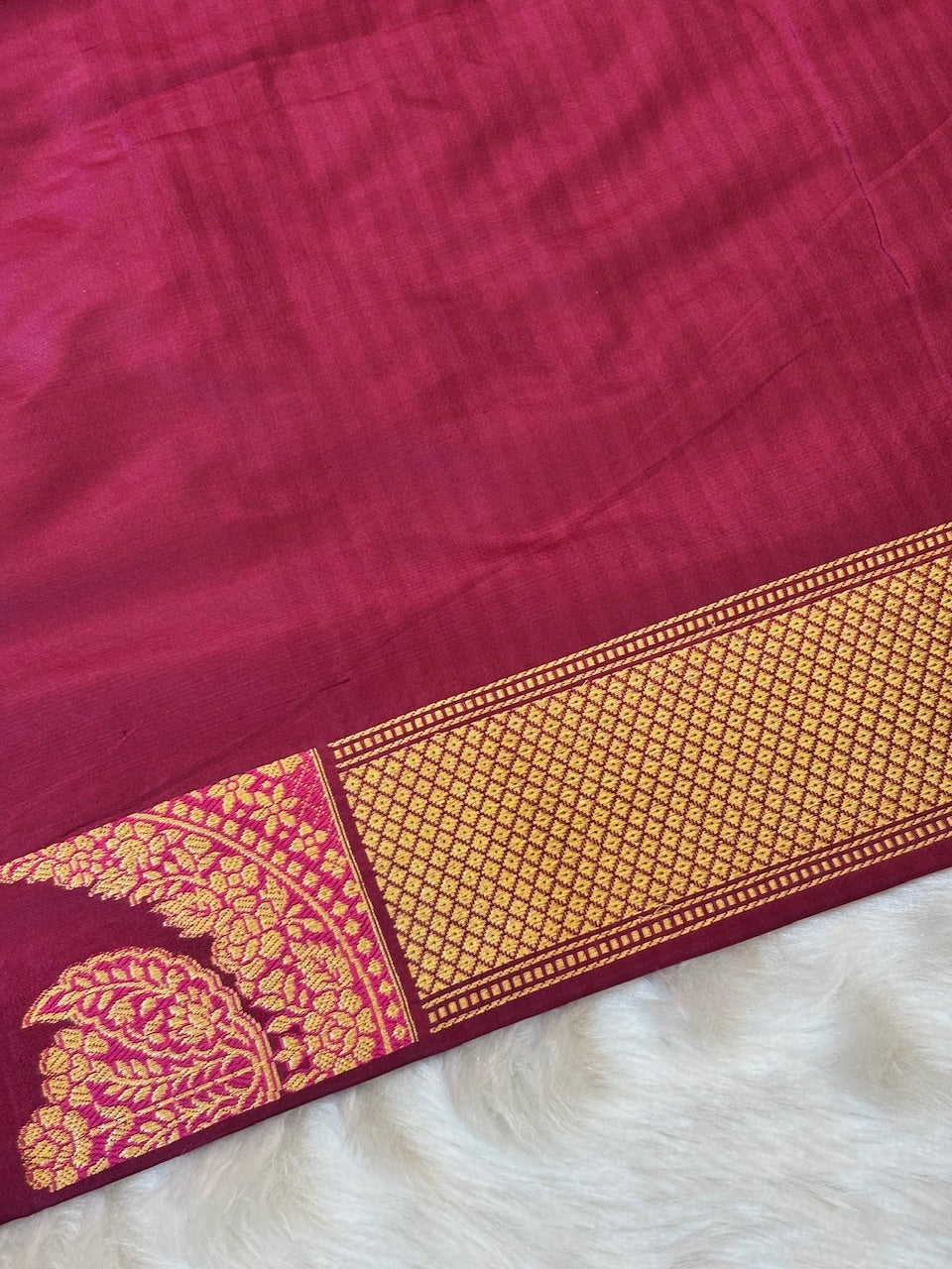 Soft Pastel Green Pure Katan Silk handwoven saree