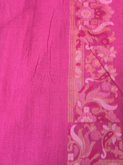 Pure Cotton Jamdani Saree | Elegant Pink Design