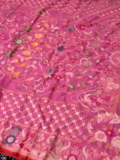 Pure Cotton Jamdani Saree | Elegant Pink Design