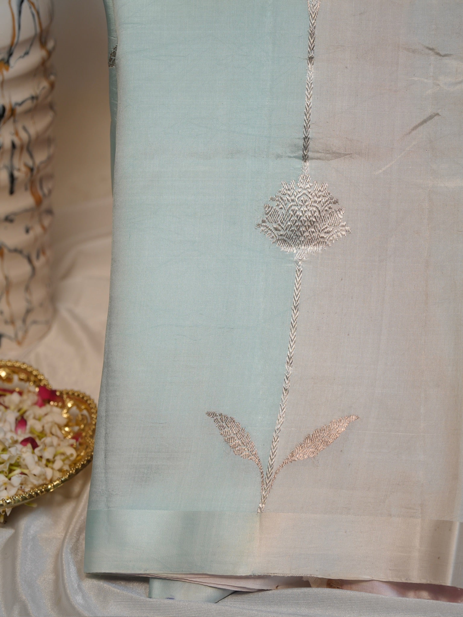Rangkaat 100% Pure Soft Katan Silk Handwoven Saree