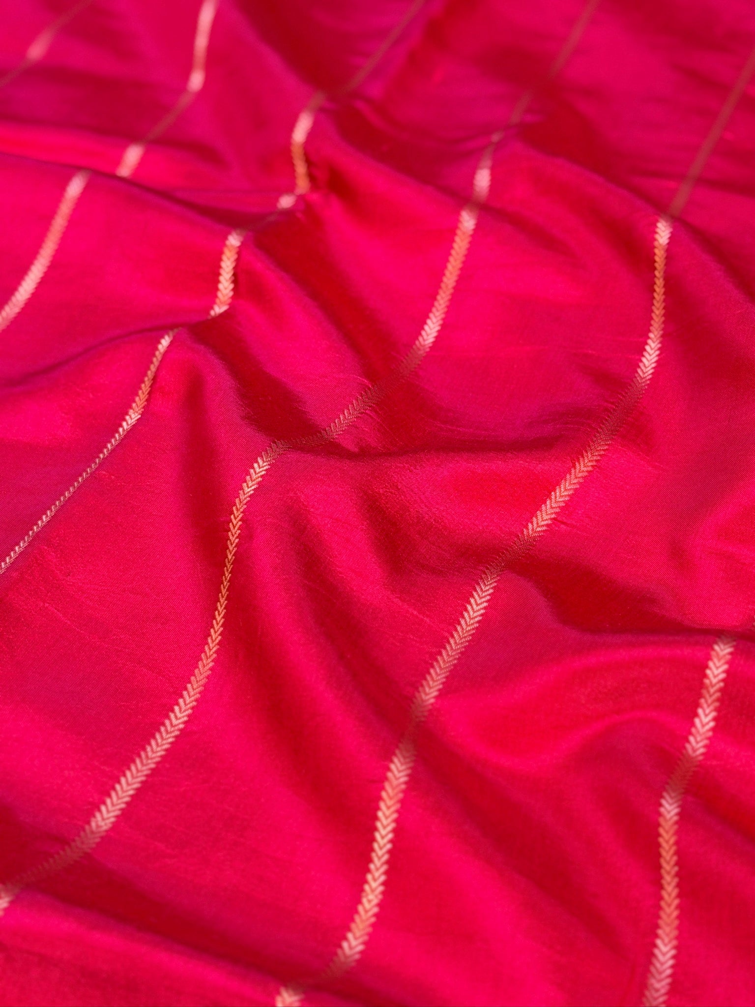 Apple Pink  100% Pure Soft Katan Silk Handwoven Saree
