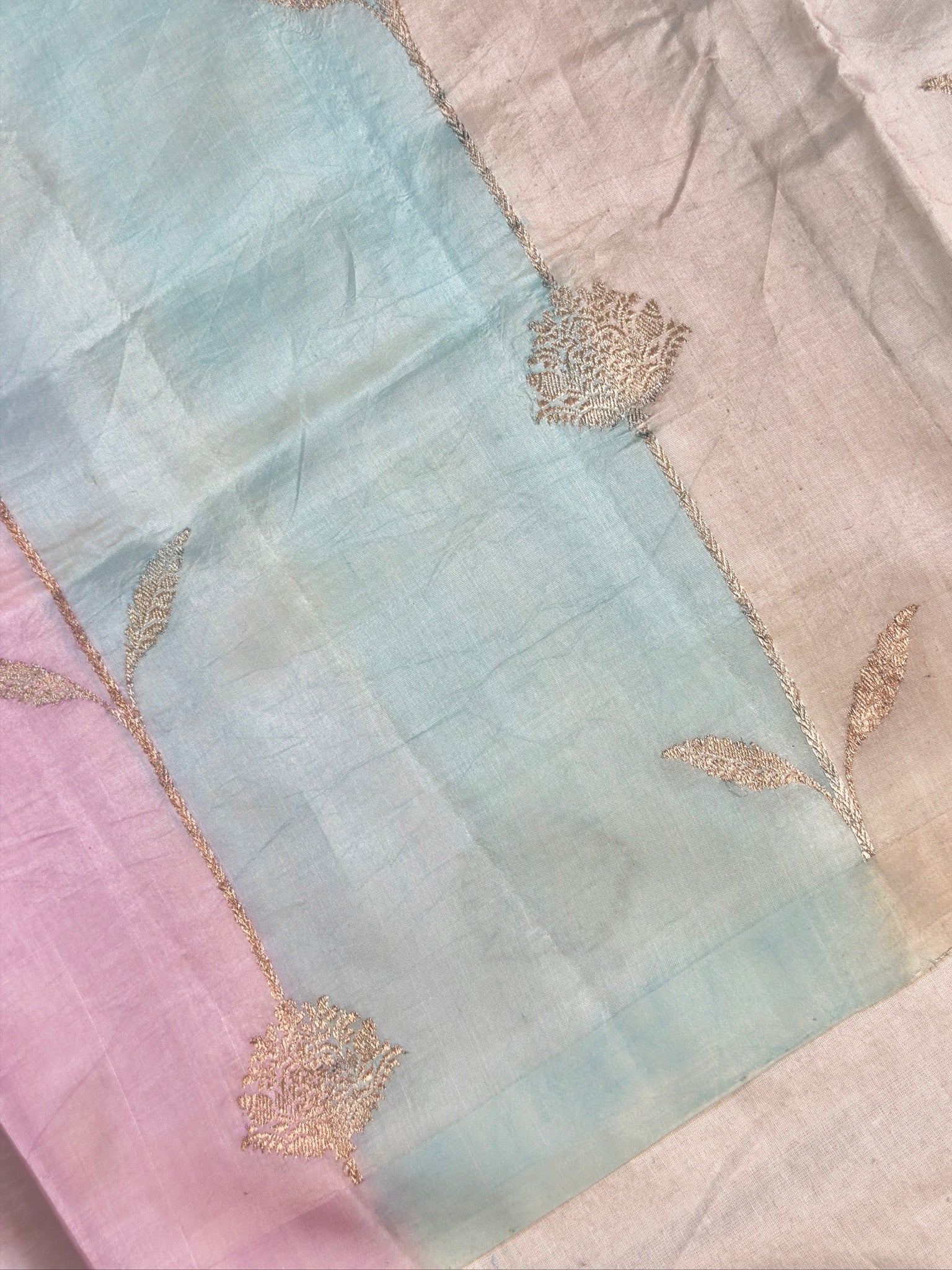 Rangkaat 100% Pure Soft Katan Silk Handwoven Saree