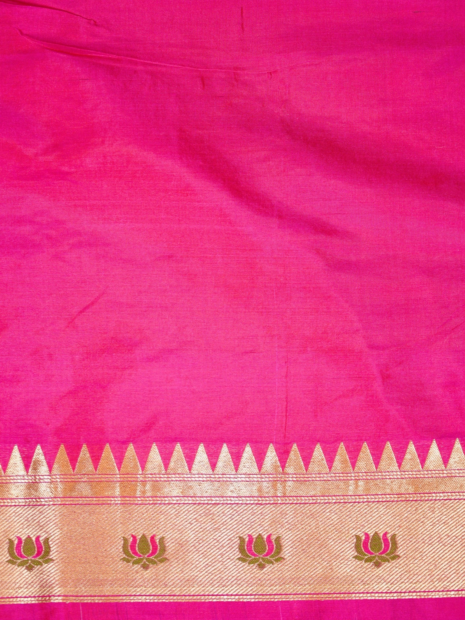 Pink Pure Katan Silk Saree |Minakaari Pattu Style
