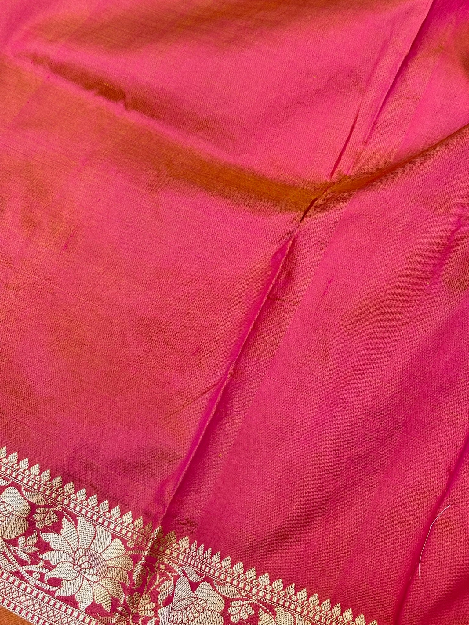 Premium Zari Buti Peach Pink Saree with Intricate Gold Border | Elegant Ethnic Wear for Festive & Wedding