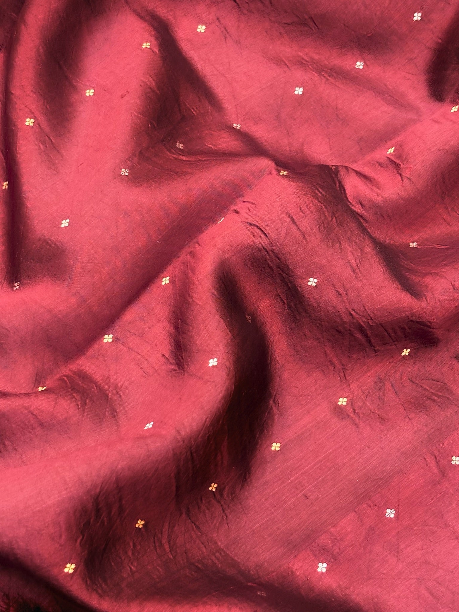 Wine Premium Banarasi Soft Silk Saree – 100% Handwoven | Elegant & Timeless Design