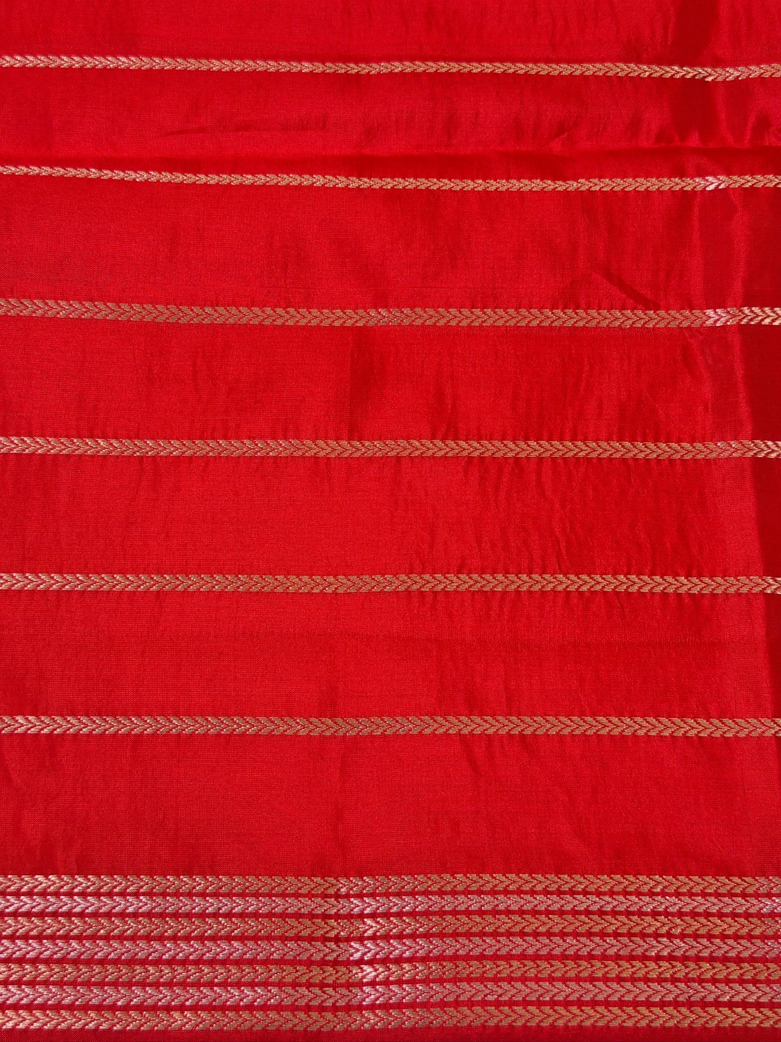 Red 100% Pure Soft Katan Silk Handwoven Saree