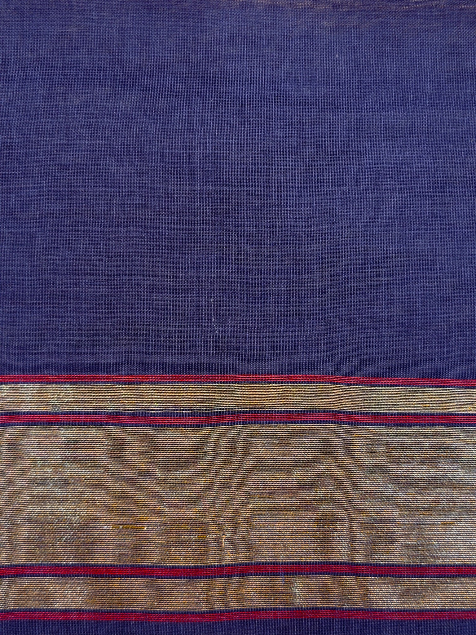 Nilambari  Pure Real Zari Kora Jamdani Saree with Parsiyan desgin