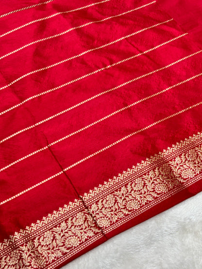 Fresh Pista Green Pure Kora Silk handwoven  Saree