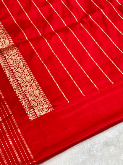 Sea Green Pure Tissue Silk Handwoven