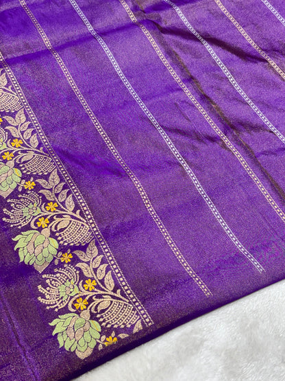 Ivory Pure Tissue Silk Handwoven